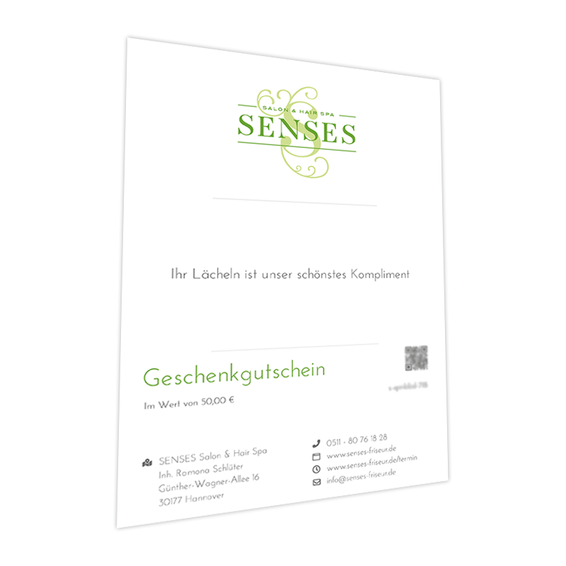 SENSES-Friseur-Hannover-Geschenkgutschein